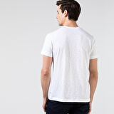 Nautica Erkek Beyaz Standart Fit T-Shirt