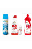 Boron Jel Bulaşık Makine Deterjanı(41Yıkama)+ Boron Elde Yıkama 650 Ml++Bortam Dezenfektan Antiviral
