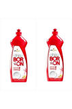 Boron 2 Adet Sıvı Bulaşık Deterjanı Elde Yıkama 2*650 Ml