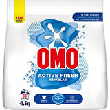 Omo Active Fresh Beyazlar Toz Deterjanı 1.5 Kg x 2 Adet