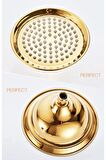 Banyo Bataryası Duş Seti Ankastre Gold Özel Renk Taşlı 5 Yıl Garantili Sıva Altı Dahil