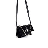 Silver Polo  Kadın Çapraz Çanta 1148-47678 SILVER POLO ÇAPRAZ Kadın ÇANTASI M158 SİYAH-NOVA SİYAH