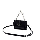 Silver Polo  Kadın Çapraz Çanta 1148-47678 SILVER POLO ÇAPRAZ Kadın ÇANTASI M158 SİYAH-NOVA SİYAH