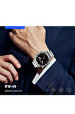 HainoTeko RW-49 Curved Amoled Ekran Metal / Deri / Silikon Kordonlu Watch 4 Pro Max Akıllı Saat