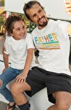 Oversize Father Baba Yazılı Tişört, Babalar Günü Temalı T-Shirt