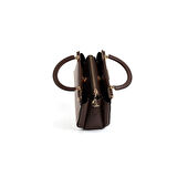 Silver Polo  Kadın Omuz Çantası 1193-47688 SILVER POLO Kadın ÇANTASI M191 KAHVE SARI-MAT KAHVE