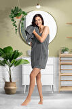 Kadın /erkek Banyo Ve Baş Havlusu Hamam Seti %100 Pamuklu |banyo Havlu Takımı