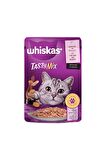 Pouch Tastymix Sos Içinde Somonlu Ve Havuçlu Yetişkin Kedi Konservesi 85gr