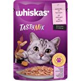 WHİSKAS TASTYMİX SOMONLU VE HAVUÇLU 85GRX28AD