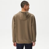 Nautica Erkek Kahverengi Standart Fit Kapüşonlu Sweatshirt