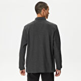 Nautica Erkek Gri Classic Fit Uzun Kollu Polo Yaka T-Shirt