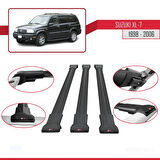 Suzuki XL-7 1998-2006 Arası ile Uyumlu FLY Model Ara Atkı Tavan Barı Siyah 3 Adet