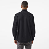 Nautica Erkek Siyah Classic Fit Gömlek