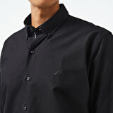 Nautica Erkek Siyah Classic Fit Gömlek