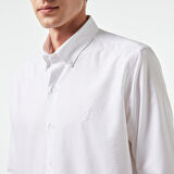 Nautica Erkek Beyaz Classic Fit Gömlek