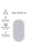 Lotus 55 Cm Buğu Önleyici Led Ayna