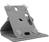 Hometech Alfa 10.1 inç Uyumlu 360° Dönebilen Standlı Kapaklı Universal Tablet Kılıfı