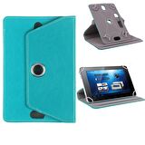 Hometech Alfa 10.1 inç Uyumlu 360° Dönebilen Standlı Kapaklı Universal Tablet Kılıfı