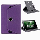 Hometech Alfa 10.1 inç Uyumlu 360° Dönebilen Standlı Kapaklı Universal Tablet Kılıfı