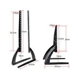 TechTic  TV Stand Masaüstü Stand 32-75İnç Sabit TV Yükseltme LCD Taban Braketi Mönitör Plazma