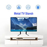 TechTic  TV Stand Masaüstü Stand 32-75İnç Sabit TV Yükseltme LCD Taban Braketi Mönitör Plazma