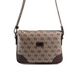 Silver Polo  Kadın Çapraz Çanta 784-47854 SILVER POLO  M178 KOYU BEJ-MAT KAHVE