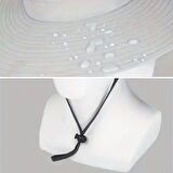 celikavm® Güneş Koruyuculu Nefes Alabilen Maskeli ve Boyun Kapaklı Geniş Kenarlı Balıkçı Şapkası