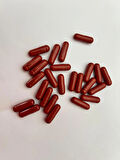1000 Adet Kırmızı 1 Numara Boş Kapsül – Gıda ve İlaç Dolumu İçin Uygun