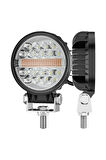 Off Road Drl Gündüz Led Yuvarlak Çalışma Lambası Traktör Tekne Tır Kamyon Atv Spot Sis Farı