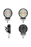 Off Road Drl Gündüz Led Yuvarlak Çalışma Lambası Traktör Tekne Tır Kamyon Atv Spot Sis Farı