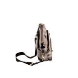Silver Polo  Kadın Çapraz Çanta 1110-47863 SILVER POLO ÇAPRAZ Kadın ÇANTASI M191 KAHVE SARI-MAT KAHVE