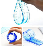 Pembe Esnek Plastik Cetvel Flexy Cetvel Kırılmayan Cetvel 30 Cm - 1 Adet