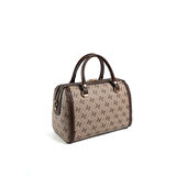 Silver Polo  Kadın Omuz Çantası 1091-47872 SILVER POLO BAYAN ÇANTASI M178 KOYU BEJ-MAT KAHVE