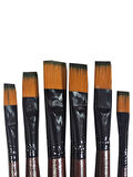 Yağlı Boya Fırça Seti 6'lı Resim Fırçası Akrilik Boya Yassı Fırça
