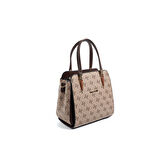 Silver Polo  Kadın Omuz Çantası 1136-47899 SILVER POLO Kadın ÇANTASI M178 KOYU BEJ-MAT KAHVE