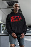 Mortal Kombat Baskılı Unisex Oversize Anime Hoodie