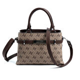 Kadın Omuz Çantası 1149-47906  Silver Polo Kadın ÇANTASI M178 KOYU BEJ-MAT KAHVE