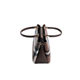 Silver Polo  Kadın Omuz Çantası 1098-47945 SILVER POLO Kadın ÇANTASI MK85 KOYU KAHVE-MAT KAHVE