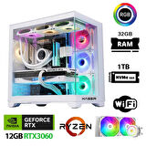 Xaser Sword X80 Ryzen 7 5700X 32GB Ram 1TB M.2 NVMe SSD 12GB RTX3060 Sıvı Soğutmalı Oyuncu Bilgisayarı