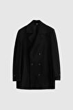 Ds Damat Regular Fit Siyah Kaban 5HF08ORT10001