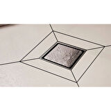 HÜPPE Master V Yalıtımlı Noktasal Su Gideri Mat Yndn 15x15 Cm