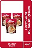 Kellogg's Klasik Granola 340 Gr x3 Adet,%56 Yulaf içerir,Lif Kaynağı,Kahvaltılık Gevrek