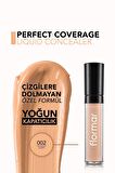 Flormar Koyu Halka  Önlemeye Yardımcı Kapatıcı-perfect Coverage Liquid Concealer-002 Ivory-8690604044894