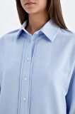 DeFacto Relax Fit Poplin Uzun Kollu Gömlek Tunik C9430AX24SMBE429