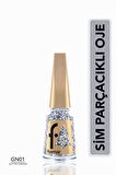 Flormar Glitter Yarı Transparan & Parlak Bitişli Simli Oje