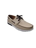 BEJ HAKİKİ DERİ ERKEK LOAFER AYAKKABI CHELSY