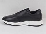 HARMONT SİYAH HAKİKİ DERİ ERKEK CASUAL AYAKKABI