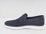 LACİVERT NUBUK & CİLT HAKİKİ DERİ ERKEK CASUAL AYAKKABI