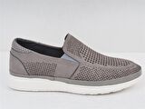 GRİ NUBUK & CİLT HAKİKİ DERİ ERKEK CASUAL AYAKKABI