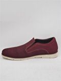 BORDO NUBUKLU ZIMBALI HAKİKİ DERİ ERKEK CASUAL AYAKKABI CHELSY